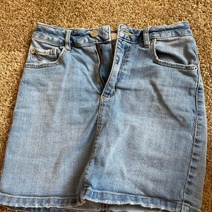 Garage Jean Skirt